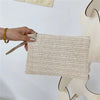 Weaving Wristlet Clutch Bag