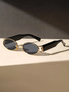 Small Cute Fashion Oval Frame Sunglasses