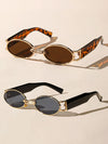 Small Cute Fashion Oval Frame Sunglasses