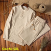 Cotton LinenMen's Long-sleeved Shirt & Pants