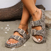 Summer Women Comfort Leopard Soft Thick-Soled Slippers - Sexikinis Swim