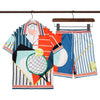 Summer vibes men Beach shorts set